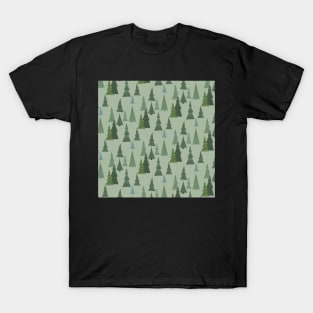 Christmas tree pattern T-Shirt